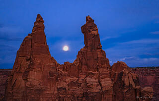 Blue Hour Moon