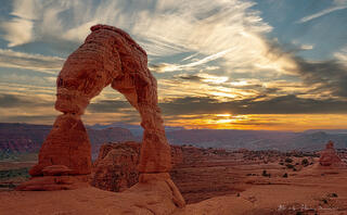 Delicate Arch Sunset