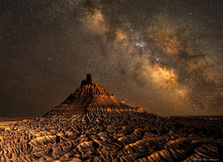 Milky Way over Factory Butte
