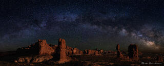 Milky Way over Arches