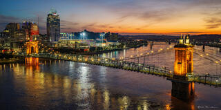 Roebling Bridge Sunrise